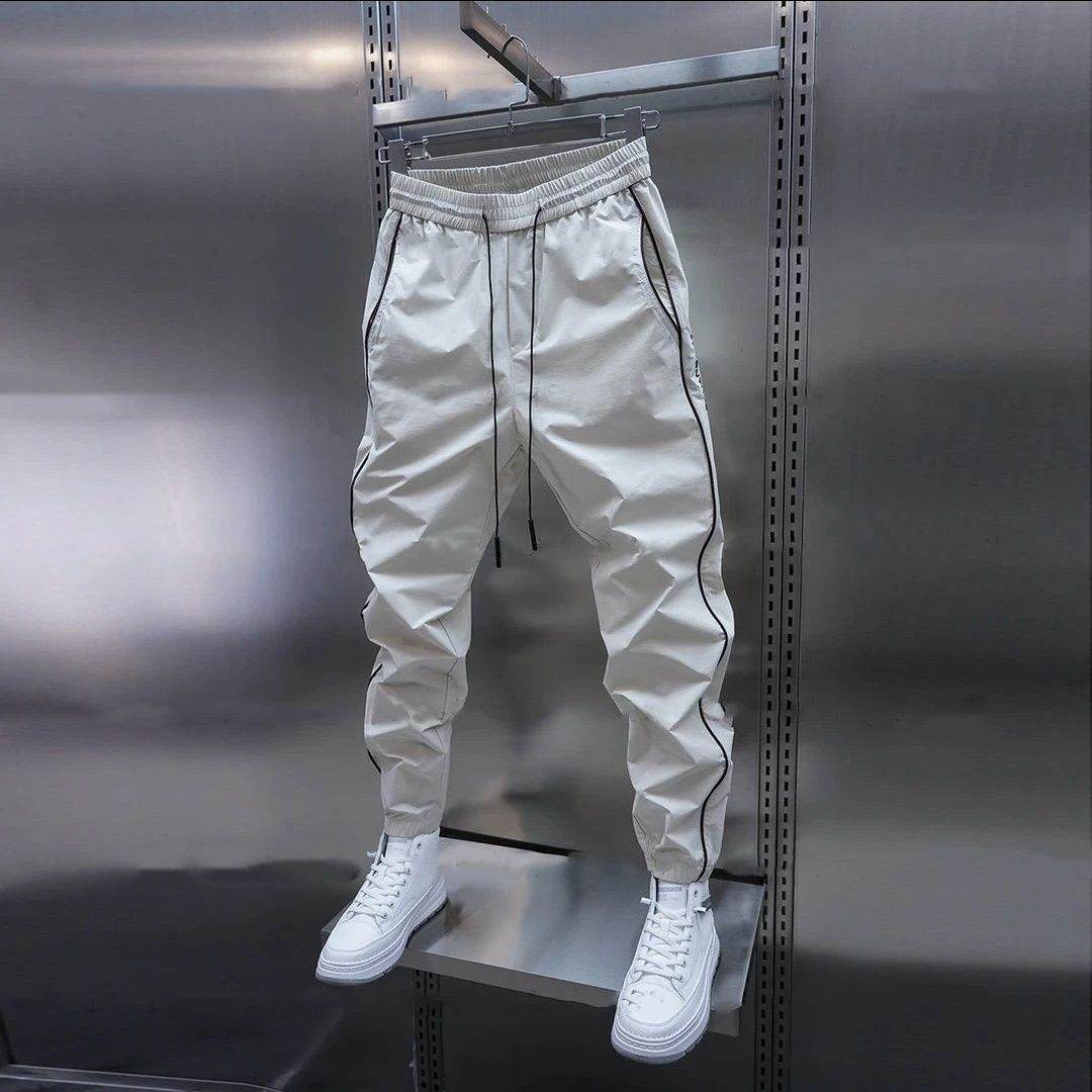 Men's Ankle-Tied Harlan Cargo Pants - Casual Workout, Loose Fit - Buy Center