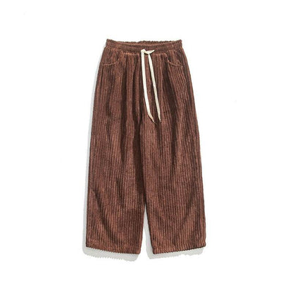 Buycenter Casual Straight-Leg Corduroy Pants - Available in Multiple Colors - Buy Center