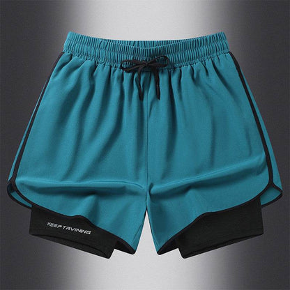 Buycenter Men's Quick-Drying Training Shorts - Liner, High Waist Options - Buy Center