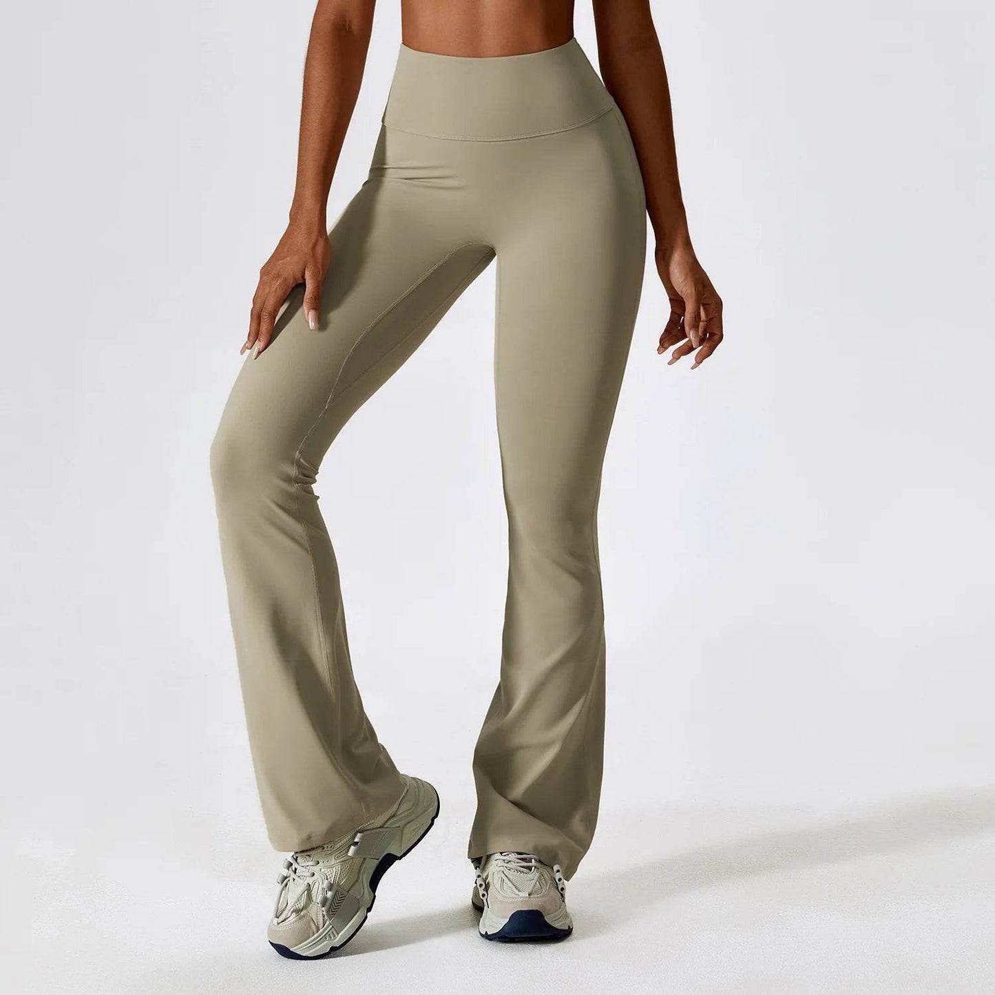 SWELTERING High Waist Flare Leggings - Women's Yoga & Fitness Pants - Buy Center