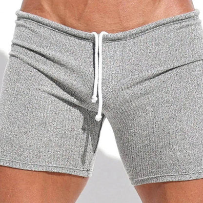 Casual Summer Men’s Shorts - Slim Fit Elastic Waist Above Knee Length - Buy Center