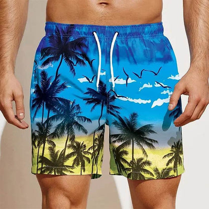 Men's 2024 Summer Casual Drawstring Shorts - Quick Dry & Stylish Prints - Buy Center