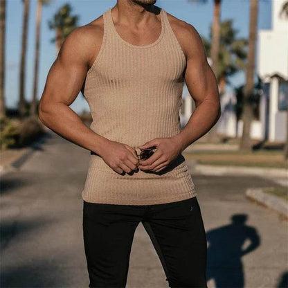 ENUKI Men's Gym Tank Top - Breathable Sleeveless Sports Vest for Summer - Buy Center