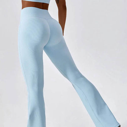 SWELTERING High Waist Flare Leggings for Women - Gym & Dance Fit - Buy Center