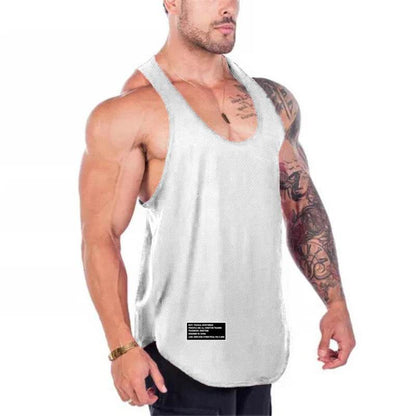 Muscleguys Men's Quick Dry Fitness Tank Top - Slim Fit Sleeveless Shirt - Buy Center