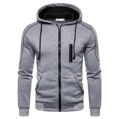 Street Ninjas Men's Zip Up Hoodie - Fleece Lined Casual Jacket - Buy Center