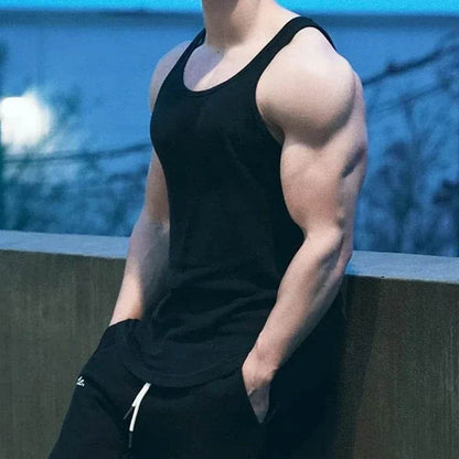 Men's Breathable Slim Fit Vest - Summer Gym Tank Top for Running - Buy Center