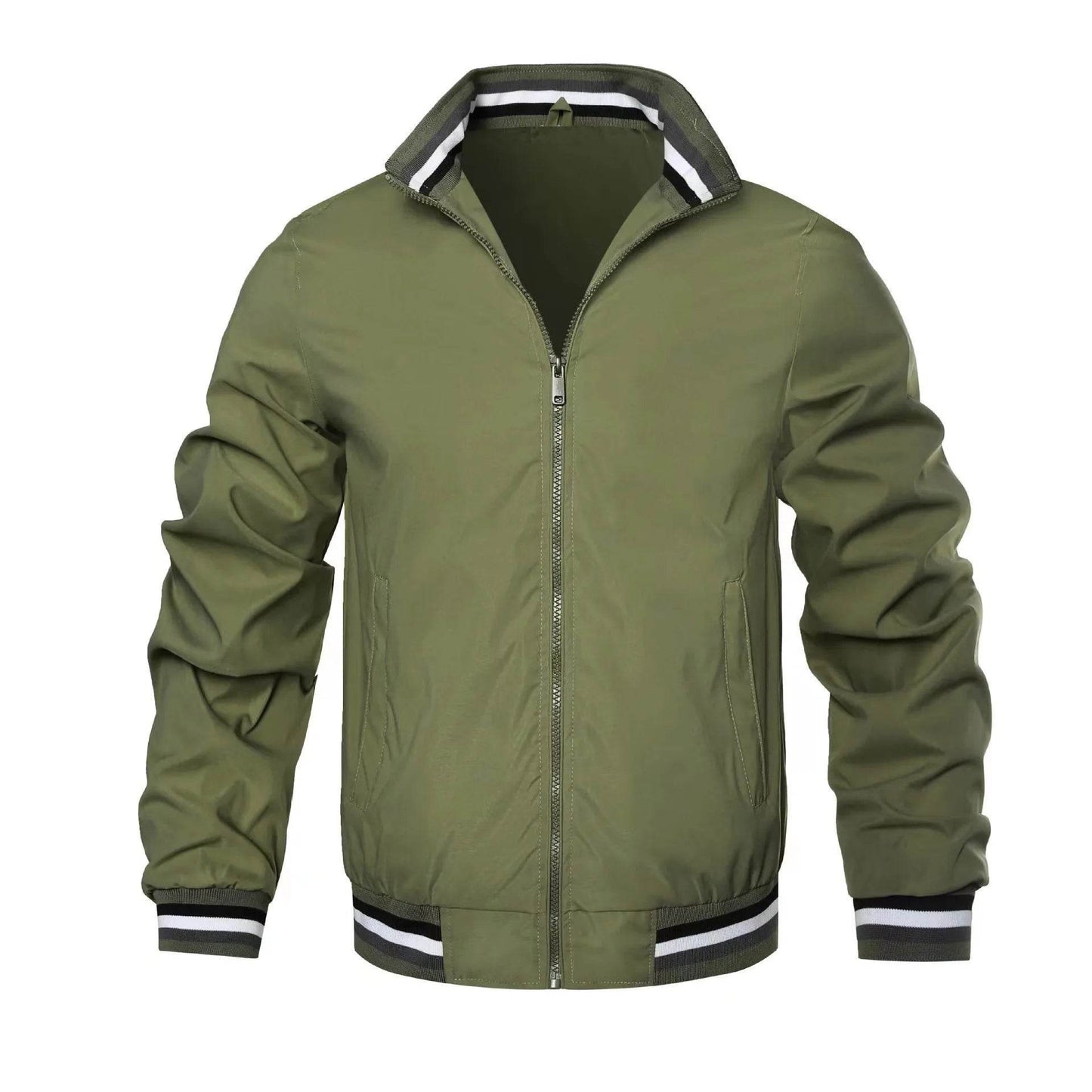 Men's Casual Spring Summer Windbreak Bomber Jacket - Lightweight & Stylish - Buy Center