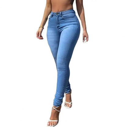2022 Women’s High Waist Skinny Jeans - Elastic Pencil Pants - Buy Center