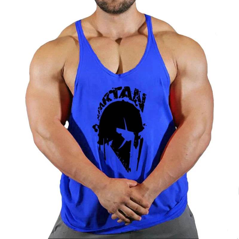 Men's Cotton Gym Singlet - V-Neck Bodybuilding Tank Top for Workouts - Buy Center