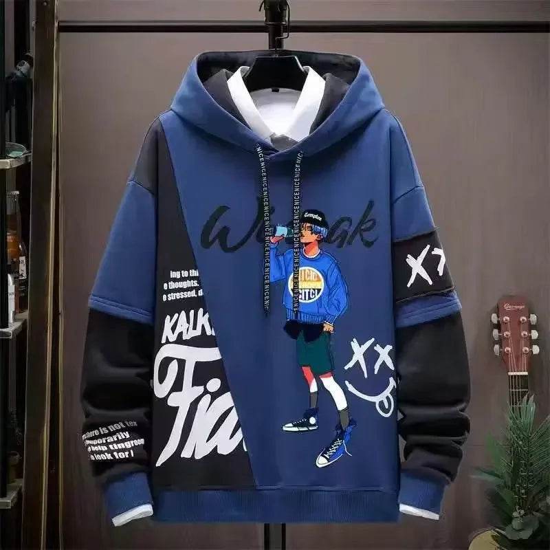 2024 Men's Graphic Hoodie - Casual Hip Hop Style for Streetwear Lovers - Buy Center