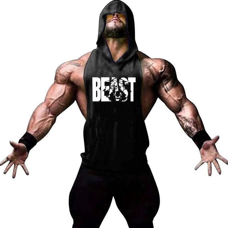 Men's Sleeveless Gym Top - Casual Bodybuilding Fitness Tank Shirt - Buy Center