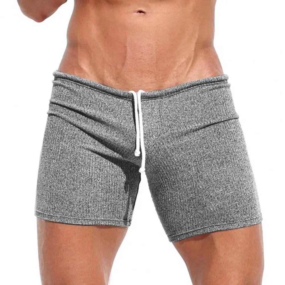 Casual Summer Men’s Shorts - Slim Fit Elastic Waist Above Knee Length - Buy Center