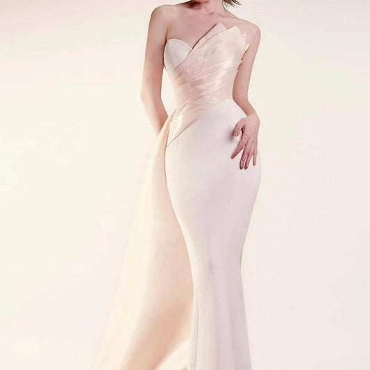 High-Quality Customized Strapless Evening Dress - Floor Length - Buy Center