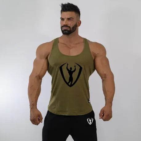 2024 Men's Cotton Tank Tops - Sleeveless Gym Vest for Fitness - Buy Center