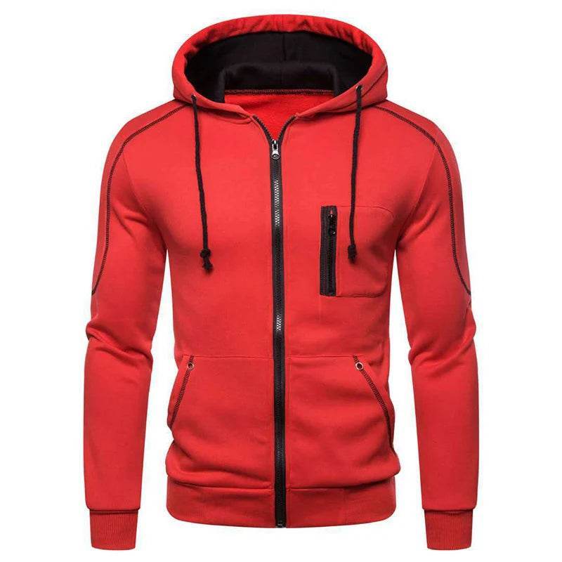 Street Ninjas Men's Zip Up Hoodie - Fleece Lined Casual Jacket - Buy Center