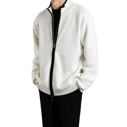 SANWOOD Men's Wool Knit Cardigan Coat - Trendy Three-Color Design - Buy Center