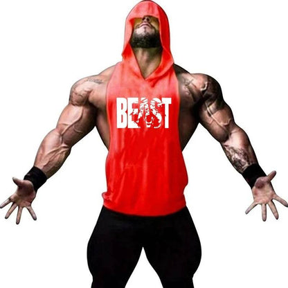 Men's Sleeveless Gym Top - Casual Bodybuilding Fitness Tank Shirt - Buy Center