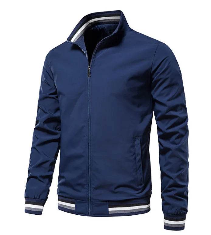 Men's Casual Spring Summer Windbreak Bomber Jacket - Lightweight & Stylish - Buy Center