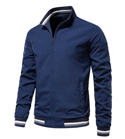Men's Casual Spring Summer Windbreak Bomber Jacket - Lightweight & Stylish - Buy Center