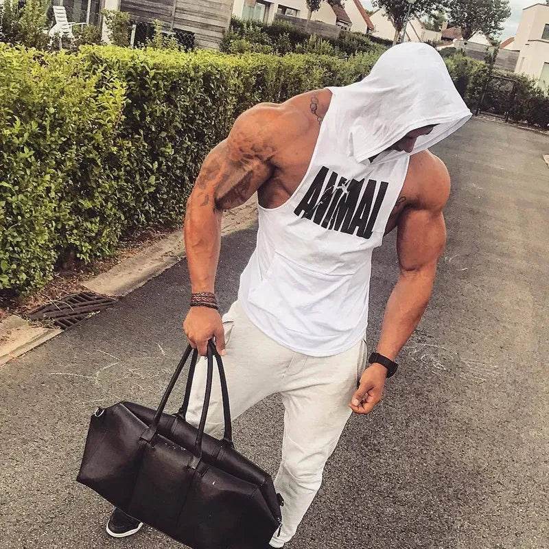 Men's Sleeveless Gym Top - Casual Bodybuilding Fitness Tank Shirt - Buy Center
