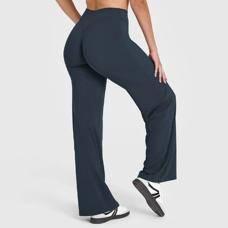 Women's High-Elastic Yoga Pants - Breathable Tummy Control, Straight Leg - Buy Center