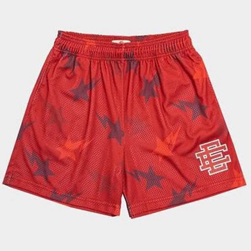 Eric Emanuel Men's Gym Shorts - Floral Print Summer Sports & Beach Wear - Buy Center