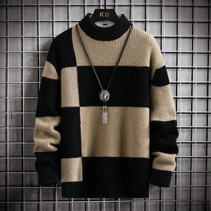 2024-2025 Men's Casual Knitted Pullover - Warm Autumn Winter Sweater - Buy Center