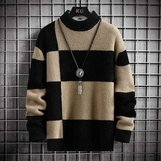 2024-2025 Men's Casual Knitted Pullover - Warm Autumn Winter Sweater - Buy Center