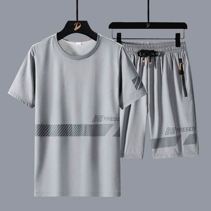 Summer Fashion Men’s T-Shirt & Shorts Set - Loose Fit Casual Wear - Buy Center
