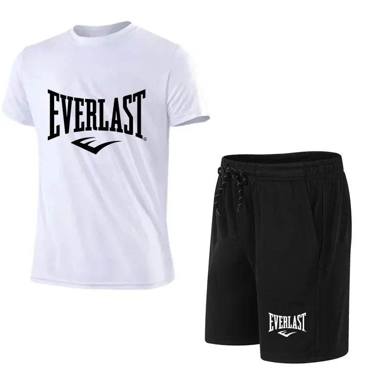 EVERLAST Men's T-Shirt and Shorts Set - Sporty Leisure Wear for Summer - Buy Center