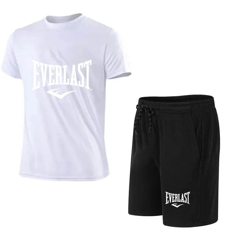 EVERLAST Men's T-Shirt and Shorts Set - Sporty Leisure Wear for Summer - Buy Center