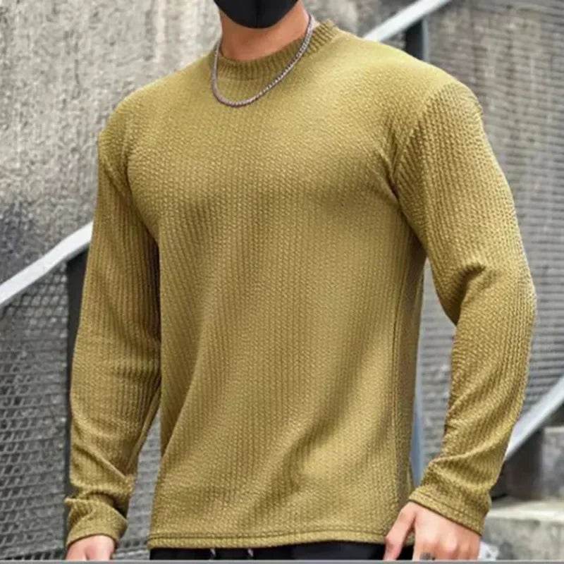 Btsukimi Men's Casual Knitted Pullovers - O-Neck, Spring & Autumn Wear - Buy Center
