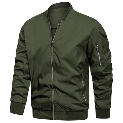 ReFire Gear Men's Lightweight Bomber Jacket - Casual Spring & Autumn Style - Buy Center