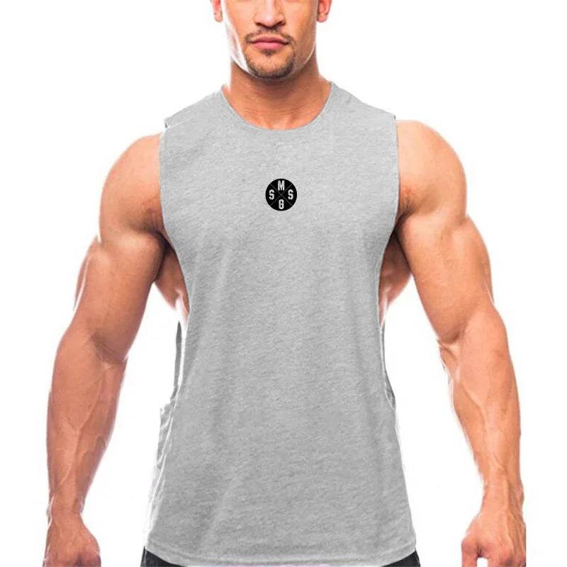 Muscleguys Men's Gym Tank Top - Low Cut Armholes for Fitness & Bodybuilding - Buy Center