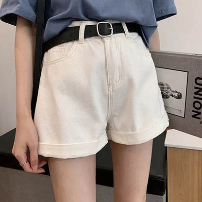 Trendy High Waist Denim Shorts for Women - Summer 2024 Style - Buy Center