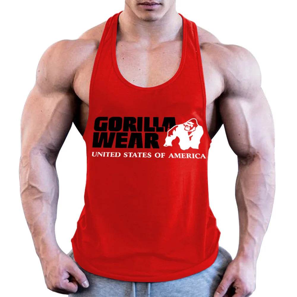 Men's High-Quality Cotton Fitness Vest - Sweat-Absorbent Bodybuilding Top - Buy Center