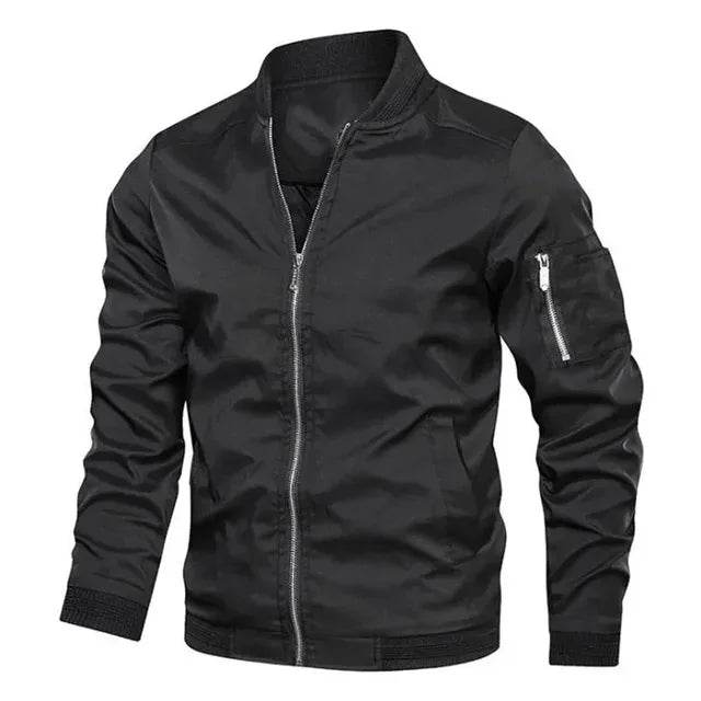 DIMUSI Men's Lightweight Bomber Jacket - Casual Windbreaker with Pockets - Buy Center