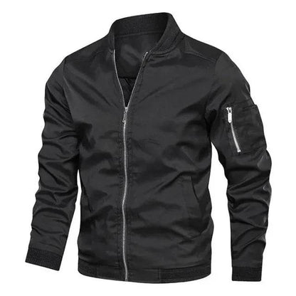 DIMUSI Men's Lightweight Bomber Jacket - Casual Windbreaker with Pockets - Buy Center