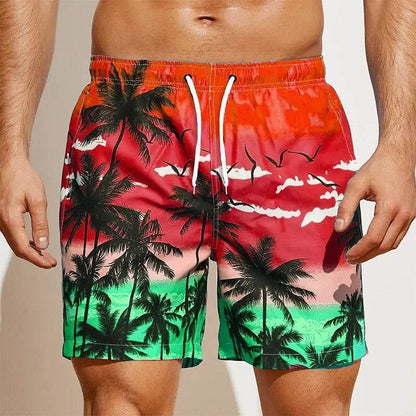 Men's 2024 Summer Casual Drawstring Shorts - Quick Dry & Stylish Prints - Buy Center