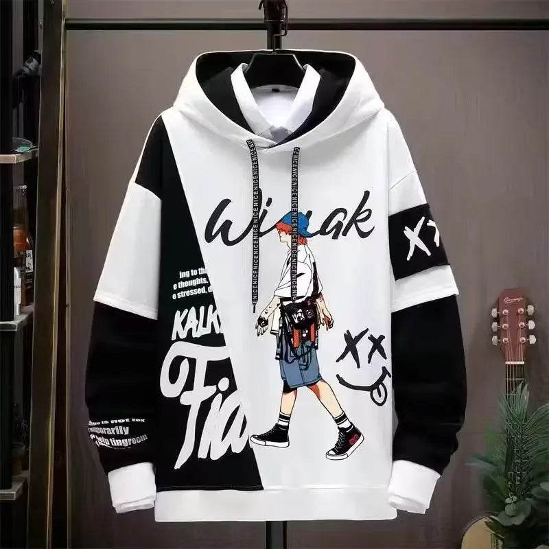 2024 Men's Graphic Hoodie - Casual Hip Hop Autumn Sweatshirt - Buy Center