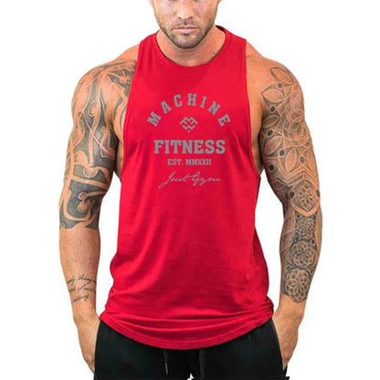 MuscleGuys Gym Tank Top for Men - Cotton Sleeveless Workout Vest - Buy Center