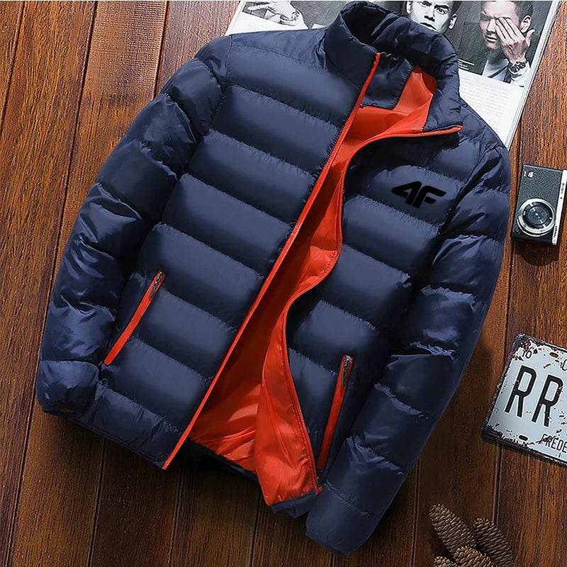 2024 Men's Waterproof Windbreaker Jacket - Warm Autumn Zip-Up Coat - Buy Center