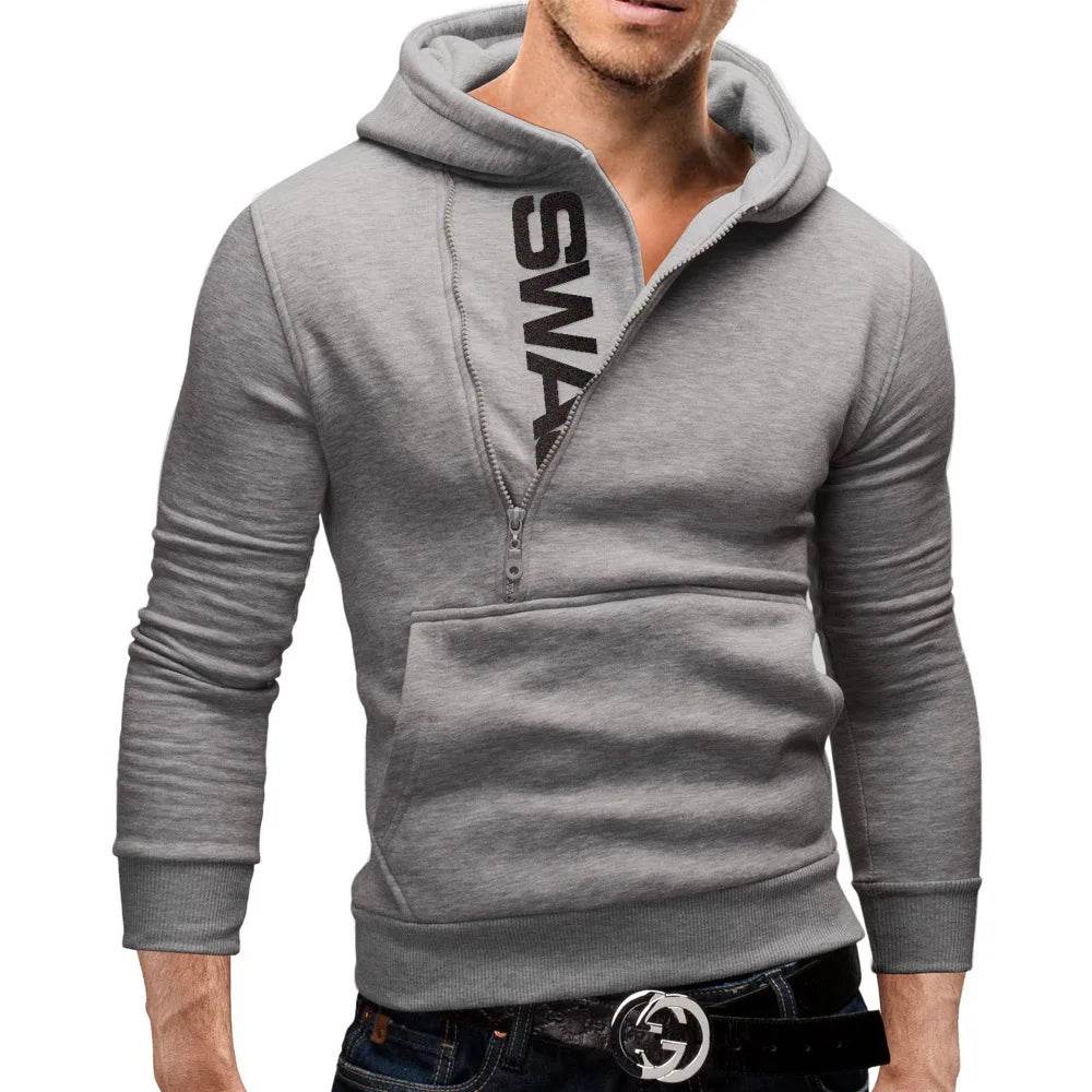 Men's Full Zip Hoodie Jacket - Casual Sportswear with Pocket - Buy Center