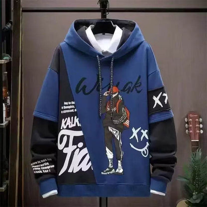 2024 Men's Graphic Hoodie - Casual Hip Hop Style for Streetwear Lovers - Buy Center