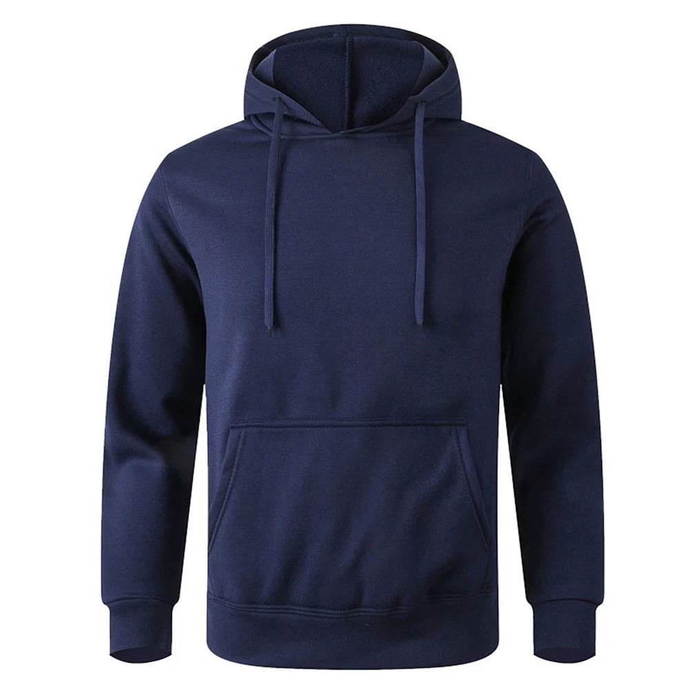 Casual Solid Color Hoodies - Men's & Women's Warm Streetwear Pullover - Buy Center