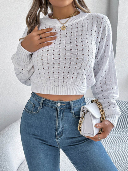 LUSMAY Casual Backless Sweater - Autumn/Winter Button Pullover - Buy Center