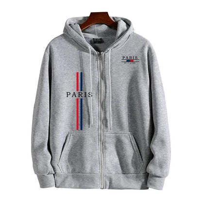 TLIT Men's Hooded Zipper Jacket - All Season Casual Streetwear - Buy Center