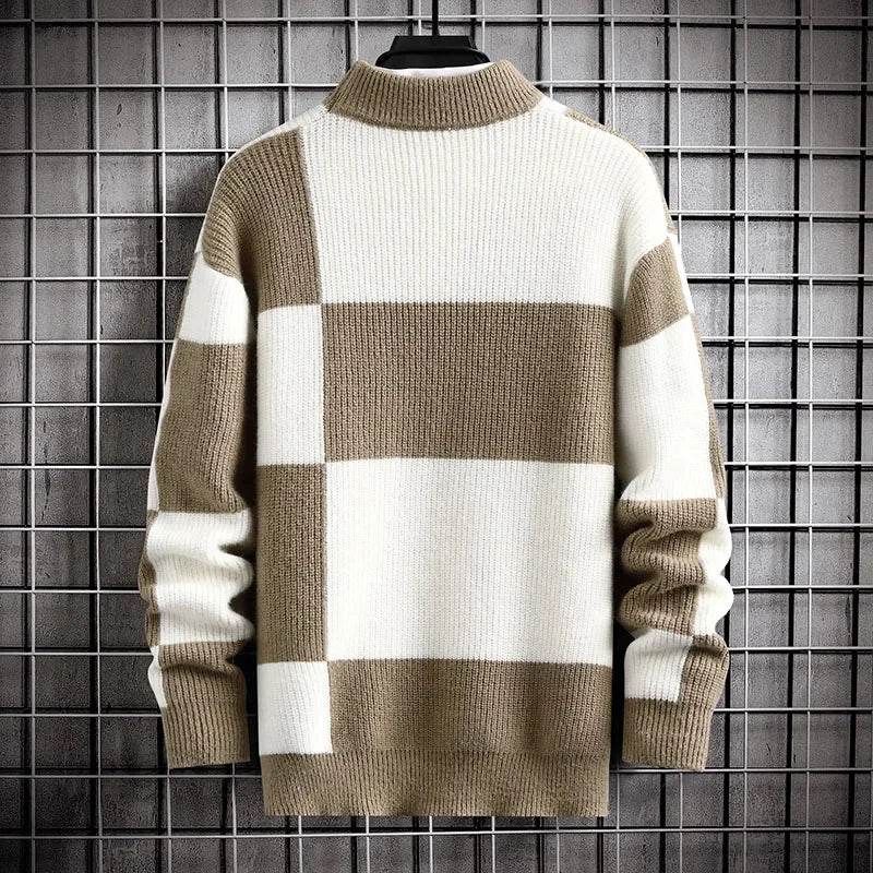 2024-2025 Men's Casual Knitted Pullover - Warm Autumn Winter Sweater - Buy Center