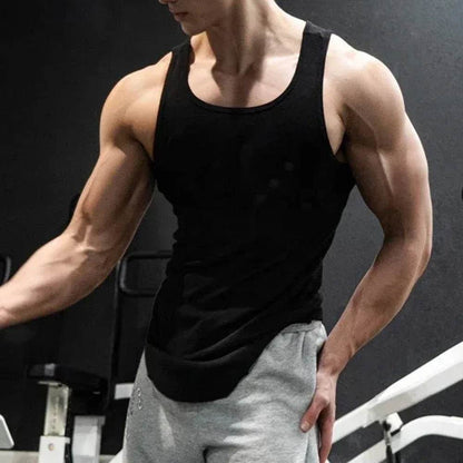 Men's Breathable Slim Fit Vest - Summer Gym Tank Top for Running - Buy Center